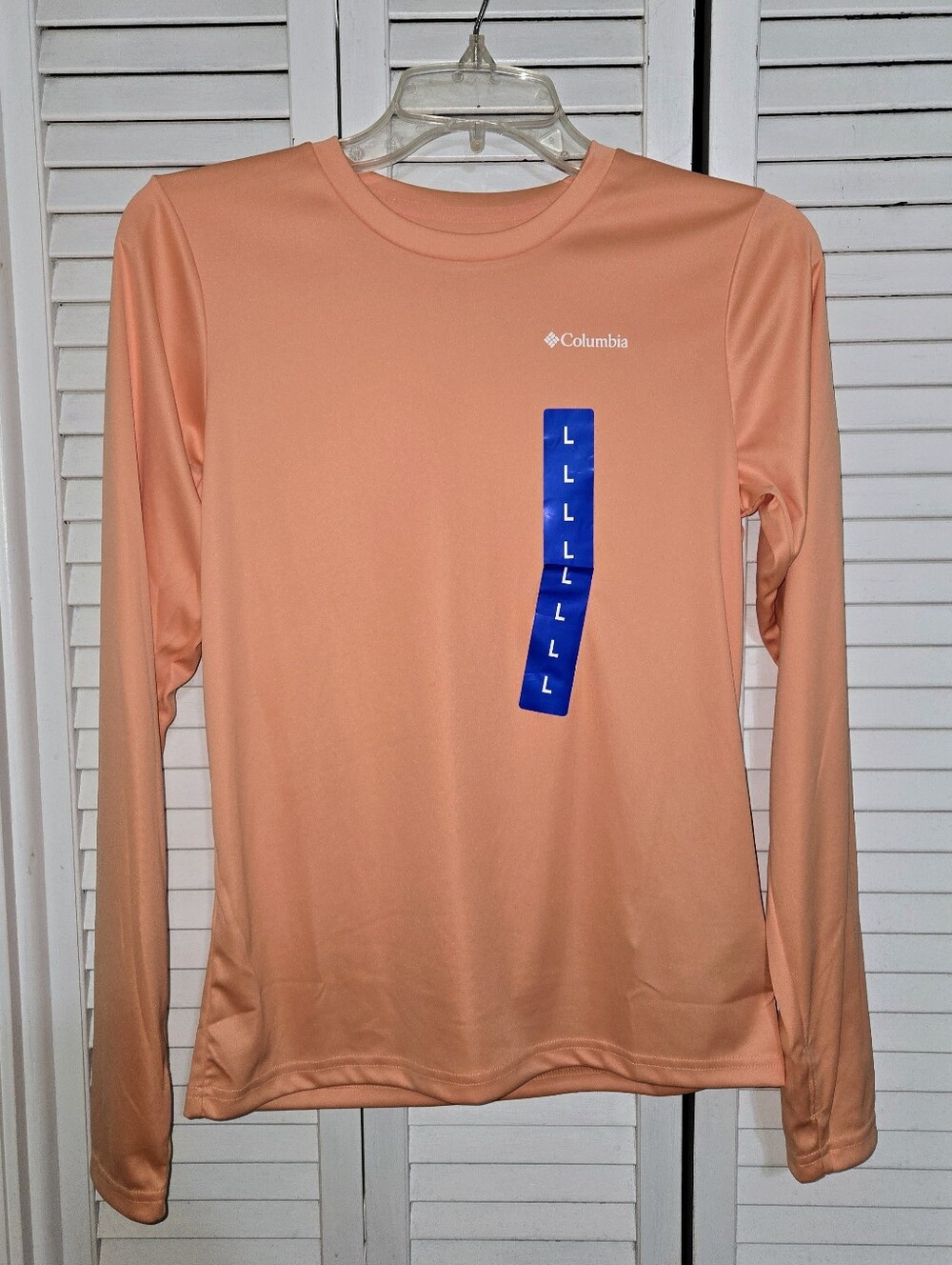 Columbia Youth L Omni-Shade Long Sleeve Performance Shirt NEW